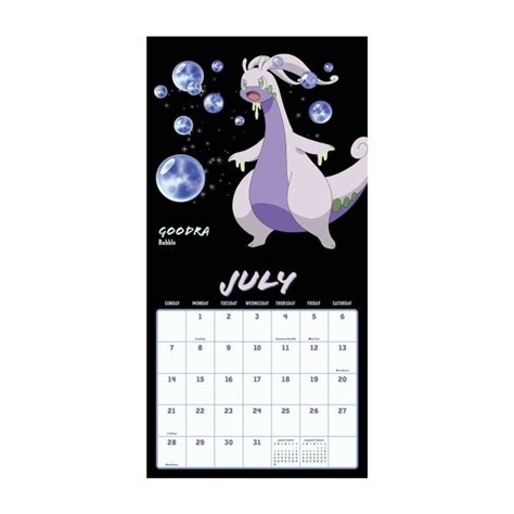 Pokémon Moves 2024 Wall Calendar Pokémon Center Canada Official Site