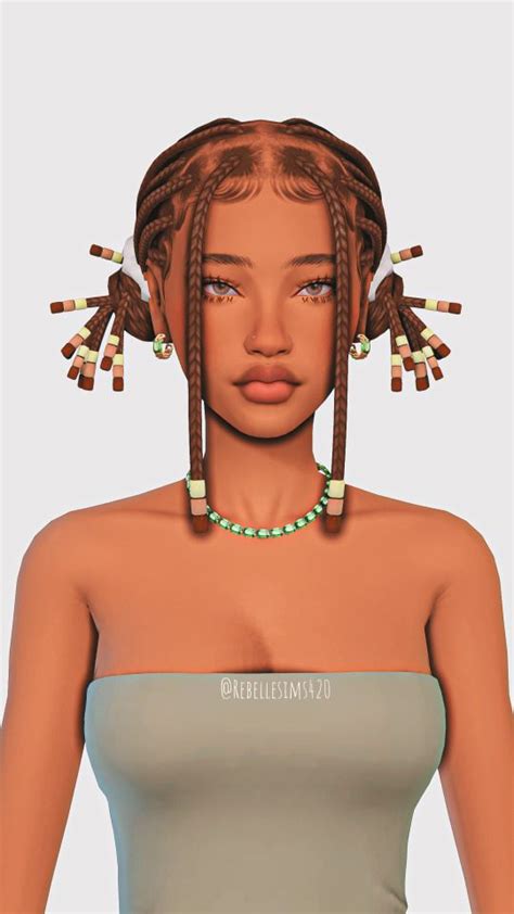 Braids Locs Twists And More Maxis Match Edition Part Sims Hair