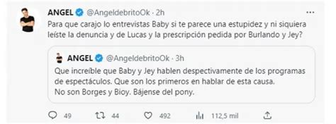 Ángel de Brito fue letal con Jey Mammon tras la entrevista con Baby