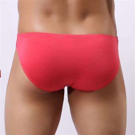 5 10 Pack Of Mens Modal Bikini Briefs Soft Sexy Solid Underwear Male