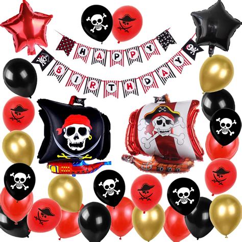 Buy Makfort Pirate Birthday Party Decorations With Pirate Theme Party