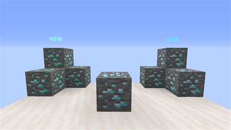 Old-New Diamond Ore Minecraft Texture Pack