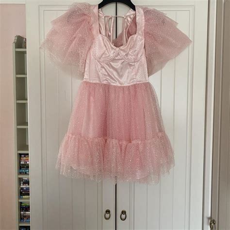 Dolls Kill Womens Pink Dress Depop