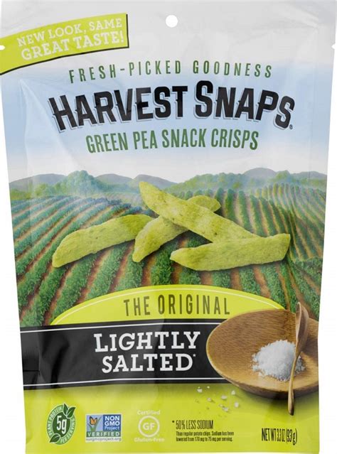 Free Harvest Snap Green Pea Snack Crisps - Sampleberry