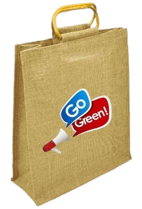 Beige Base Color Natural Jute Promotional Carry Bag Capacity 5Kg