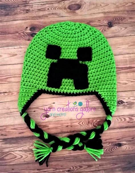 Crochet Minecraft Hat