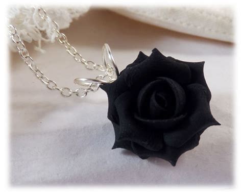 Black Rose Necklace | Stranded Treasures