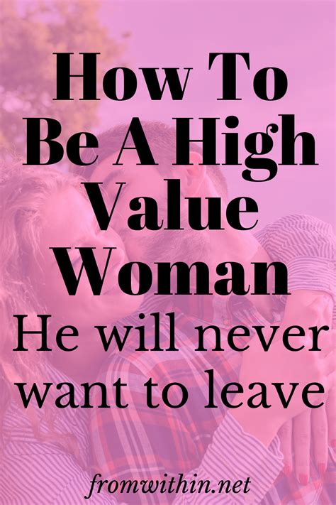 How To Become A High Value Woman 9 Mindsets Of The High Value Woman In