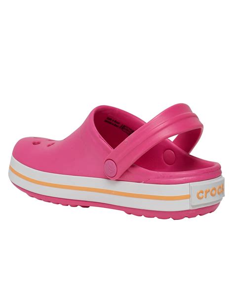 Riachuelo Sandália Clog Infantil Crocband Crocs Rosa