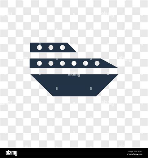 Cruise Vector Icon Isolated On Transparent Background Cruise