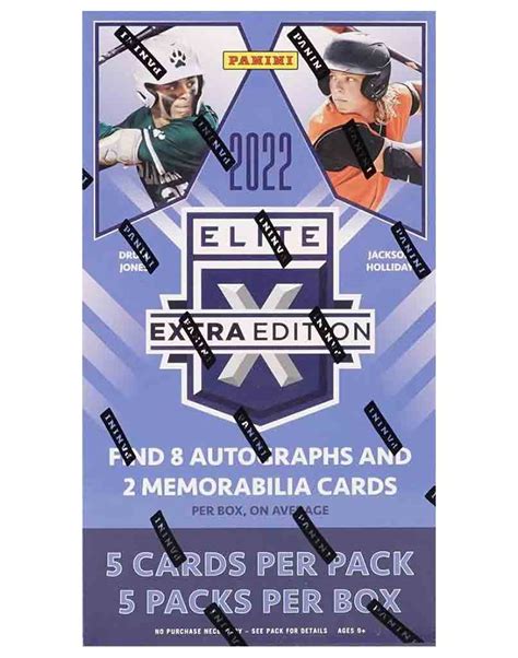 2022 Panini MLB Baseball Elite Extra Edition Hobby Box Diggaz Trading