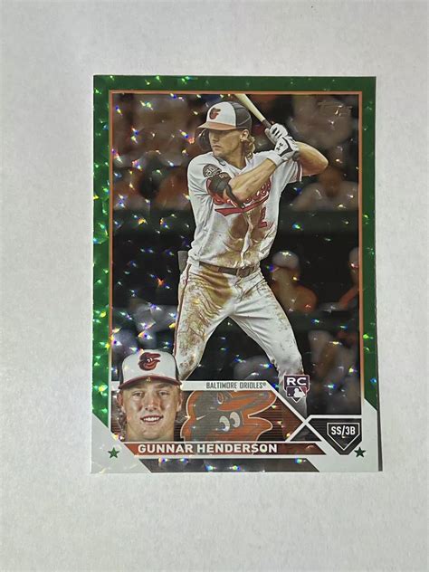 Gunnar Henderson 2023 Topps 206 Green Foil 499 Price Guide Sports