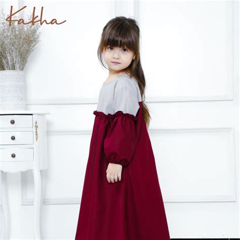 Jual Kakha Gamis Anak Perempuan Raya Series Dress Anak Shopee