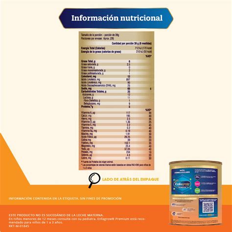 Alimento Lácteo Enfagrow Premium Promental Natural Etapa 3 Lata 375g