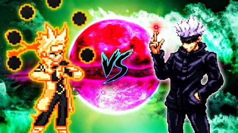 Naruto Rikudou V Op New Vs Limitless Gojo Op In Mugen Youtube