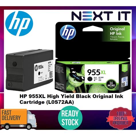 Hp 955xl High Yield Original Ink Cartridgeblackcyanmagentayellow Shopee Malaysia