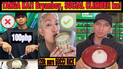 Rendon Labador Tinawag Na Tanga At Social Climber Si Bryanboy Youtube