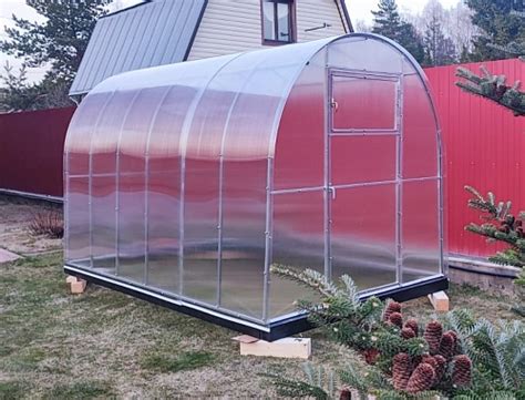 Теплица 2x3 оцинкованная с поликарбонатом 4 мм - купить в Москве и ...