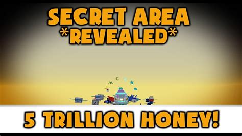 SECRET AREA REVEALED 5 TRILLION HONEY Bee Swarm Simulator YouTube