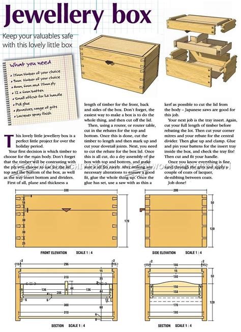 DIY Jewellery Box • WoodArchivist