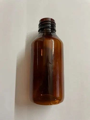 Hdpe Screw Cap Plastic Dry Syrup Bottle Use For Storage Chemical