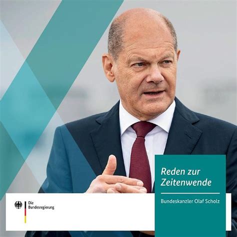 Bundeskanzler Olaf Scholz Reden Zur Zeitenwende