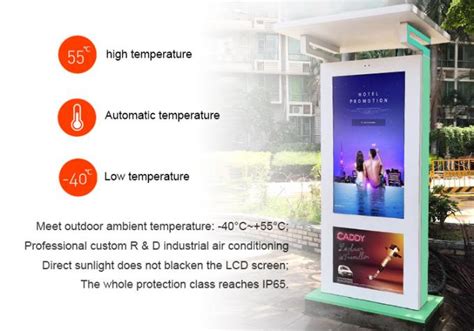 55 Inch Promotional Android Outdoor Digital Signage Floor Standing