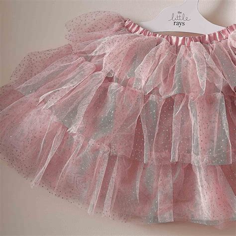 Fancy Dress Pink Silver Sparkle Fairy Princess Tutu 5 7 Years Costume