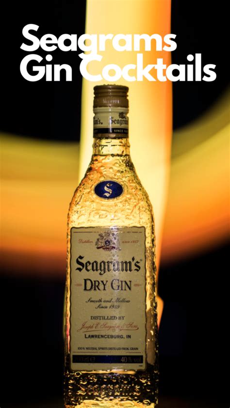 8 Best Seagrams Gin Cocktails to Try - MyBartender