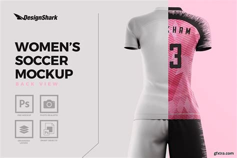 Creativemarket Women S Soccer Kit Mockup Back Gfxtra