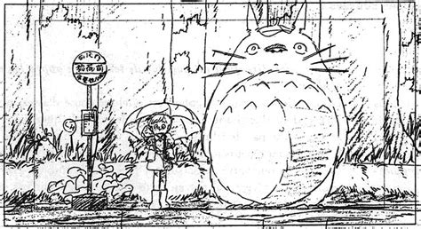 Film My Neighbor Totoro Scene The Bus Stop My Neighbor Totoro