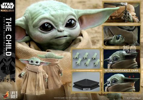 Hot Toys曼达洛人The Child 尤达宝宝 1 1比例珍藏人偶 拆盒