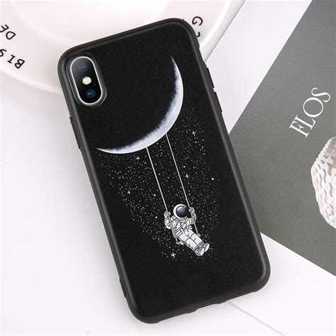 Clear Space Phone Case For Iphone S Plus X Xr Xs Max Coque