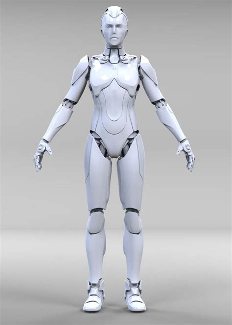 Cyborg 3D Model 199 Ma Obj Free3D