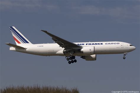 Air France Cargo Boeing F F Guob Photo Netairspace