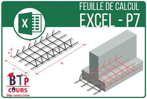 calcul dalle béton armé excel