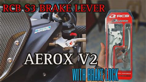 RCB S3 Brake Lever Installation For Aerox V2 Ganda Nito YouTube