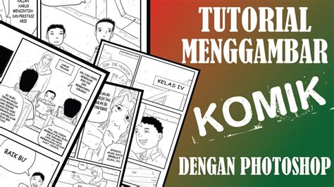 Cara Mudah Membuat Komik Karya Sendiri Dengan Photoshop Part 7 Youtube