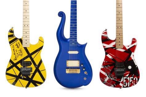 Rare Guitars Played By Eddie Van Halen Prince Set To Go To Auction Next Month