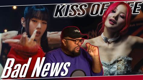 KISS OF LIFE Bad News MV REACTION THEIR ATTITUDE YouTube