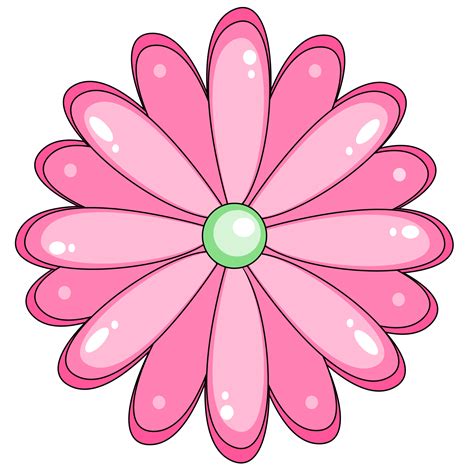 Free Cute Pink Flower Png With Transparent Background