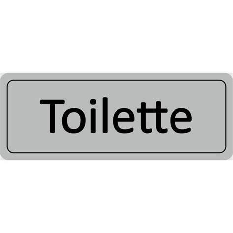 Plaque De Porte Toilette Autocollant 45 X 120 Mm Achat Vente Plaque De Porte Soldes Dès