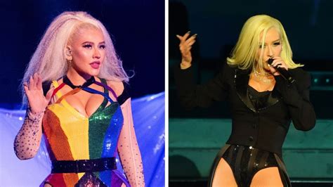 Christina Aguilera Shows Off Kg Weight Loss At Opening Night Of Las