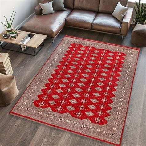 Buy Red Bokhara Rug at a reasonable price from RugKnots to enhance the ...