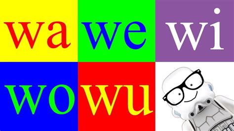 Aprender a Leer 70 – Sílabas wa we wi wo wu– Letra w – Canal Block 6 ... 