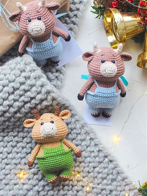 PDF Lindo Toro Amigurumi Patrón Gratis Paso a Paso Lovelycraft