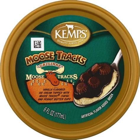 Kemps Original Moose Tracks Ice Cream Cups 1 Ct Kroger