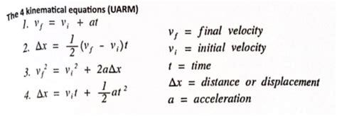 Physics Formula Flashcards Quizlet