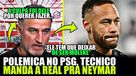 GALTIER RASGA O VERBO E DETONA NEYMAR APOS PSG SER ELIMINADO DA COPA DA