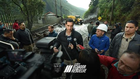 Ministro Roberto Luque Declara En Emergencia La Red Vial Estatal Baños